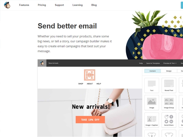 Envio de correio massivo, newsletters... MailChimp