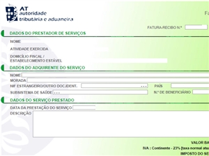 Recibo Verde - Liquidação de IVA Retenção na Fonte